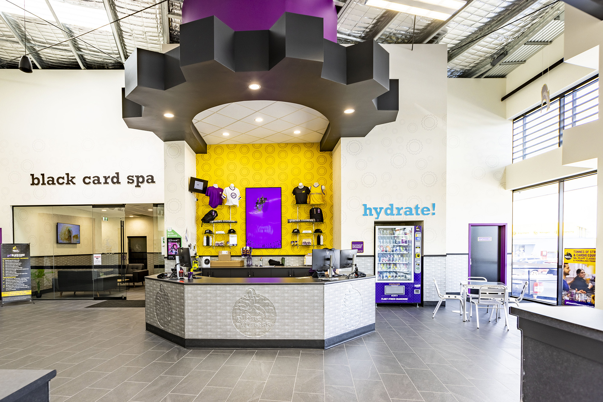 Completed tiling at Planet Fitness Craigieburn 2